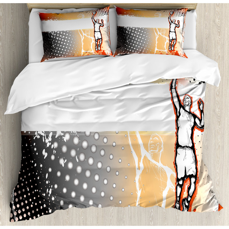 Modern & Contemporary Duvet Cover, Queen Duvet Cover + 2 Standard Shams