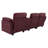 UNITED WE WIN L-type Multifunctional Corduroy Sofa with 4-seater Segmented Design, Cup Holder, USB Interface, Storage Box, Movable Console and Ottoman Storage-397205173
