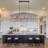 Light Dimmable Modern Rectangle Crystal Chandelier-1872844678