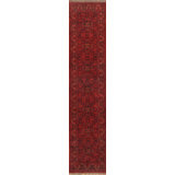 Oriental Area Rug in Burgundy