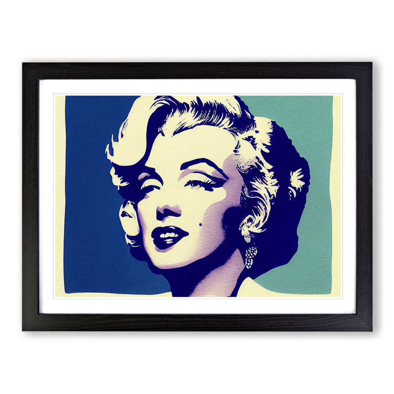 Pop Marilyn Monroe - Framed Print