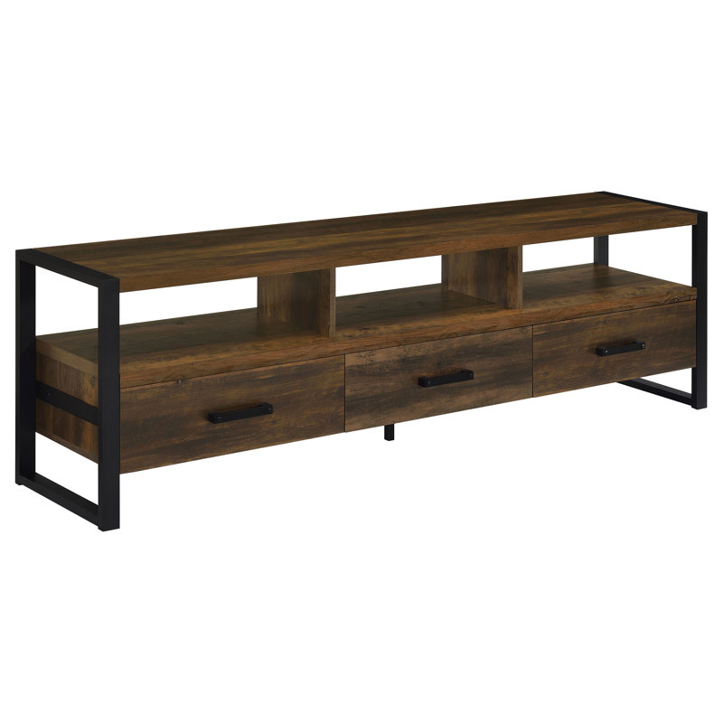 Schall TV Stand, Dark Pine, 70.75" W