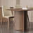 Simple retro style rectangular dining table-103283257