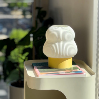 Poly Cream Novelty Lamp