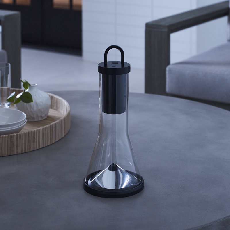 Kandella Accent Rechargeable Table Lamp, Black