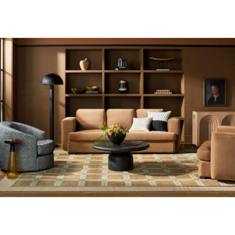 Florann Modern End Table, Brown/Black