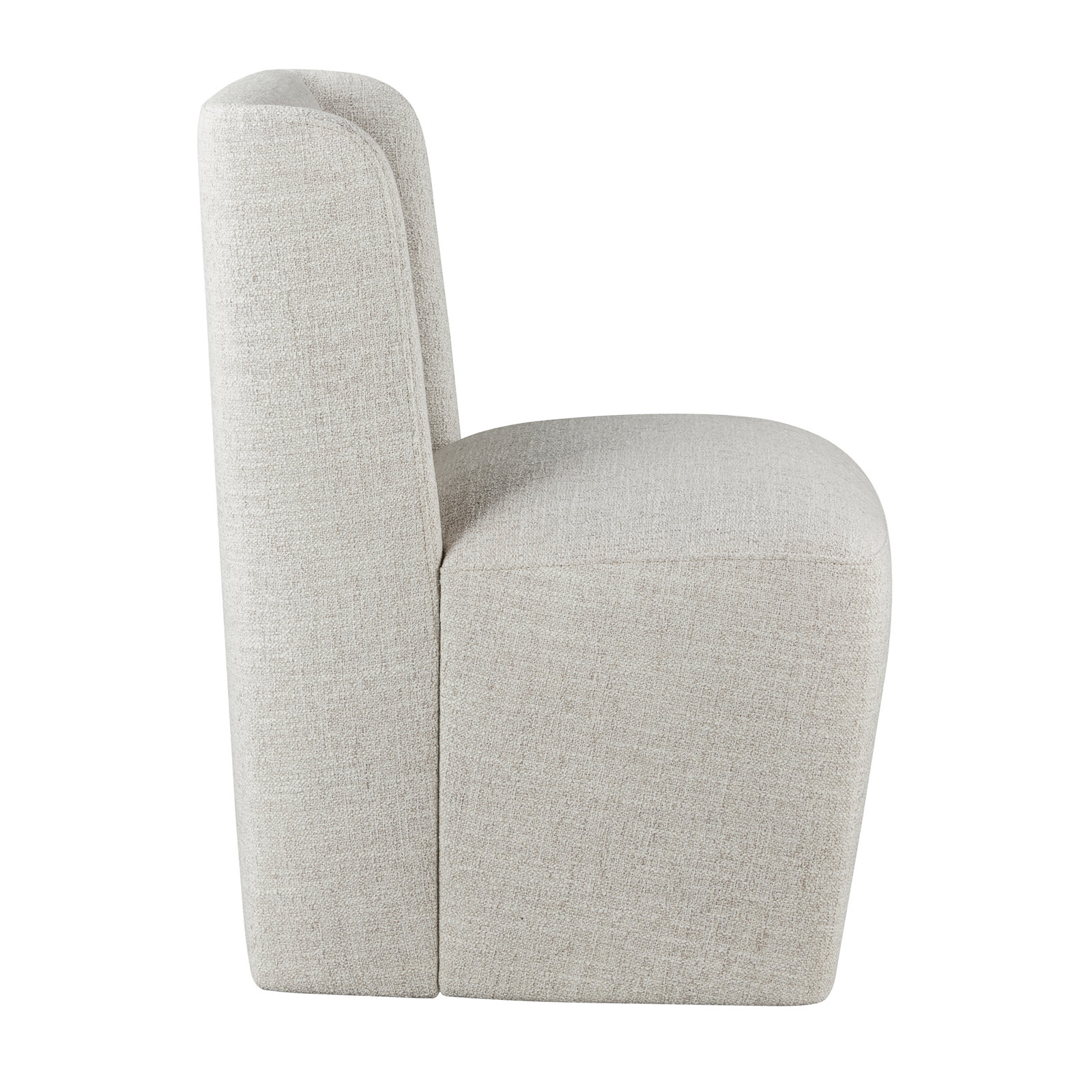 Ardeth Dining Chair, Nathan Wheat Performance Tweed, 33" H x 23.23" W x 26" D