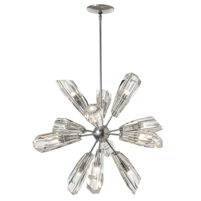 Luma 12 - Light Chandelier, Sterling