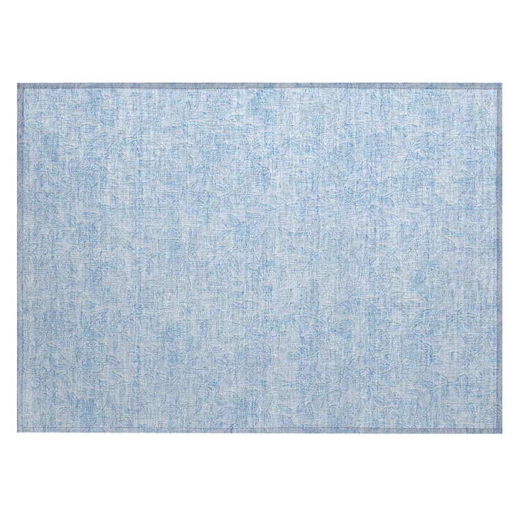 Ceajay Washable Floral Indoor / Outdoor Rug