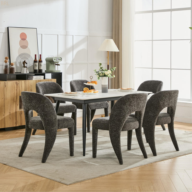 Chaises de salle à manger, Gris