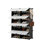Armoire de rangement pour chaussures empilable avec portes - Organisateur amovible et peu encombrant pour vestibule, chambre à coucher ou bureau