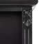 Table de chevet commode 2 tiroirs avec station de charge, table de bout Farmhouse avec ports et prises USB, table d'appoint cannelée avec pieds en bois massif-1538398622