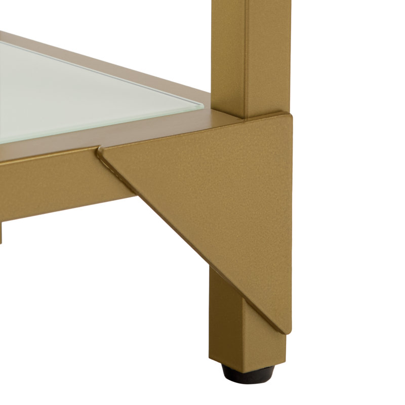 Console Charlie-Adam, 29" H x 36" W x 8" D, Clear, Or