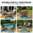 Floral Beige/Navy/Teal/Green/Orange Indoor/Outdoor High-Low Area Rug-1751242428-1752891754