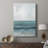 Teal Seas II -Custom Wrapped Gallery Cavas