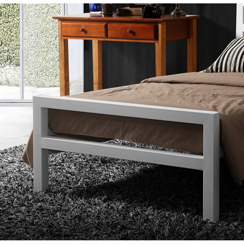 Brockton UK Single - DE 90 X 190 Cm Metal Bed, White