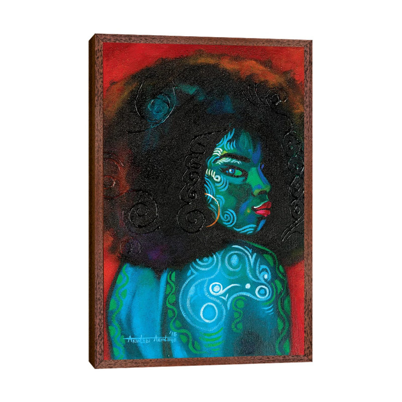 Black Beauty 1 Piece Painting on Canvas, 101.6cm H x 66.04cm W x 3.81cm D, Classic Brown Wood Framed