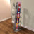 Tall Beverage Rack Water Juice Wine Display Stand, Graphics Included, Compitable With Vitaminwater 59”H X 6.5”W X 19.5”D