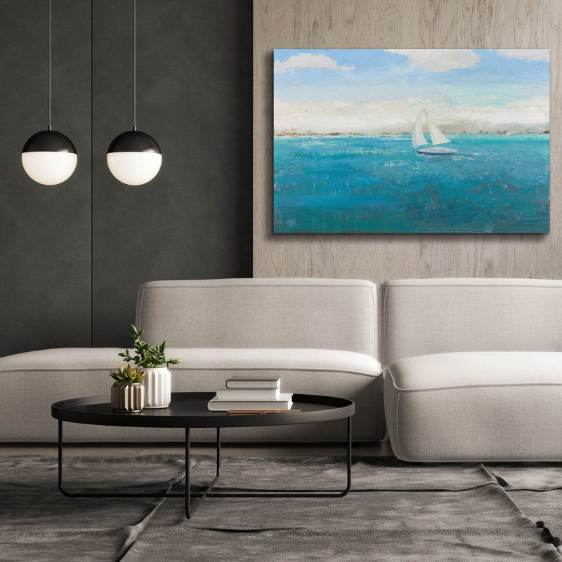 Highland Dunes 'Into The Blue' by James Wiens Canvas Wall Art, 40" H x 60" W