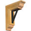 Traditional 2" Thick Single Bracket Traditional Ironcrest-108807583-108808513