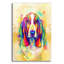 Popet basset hound - impression sans cadre-987916816