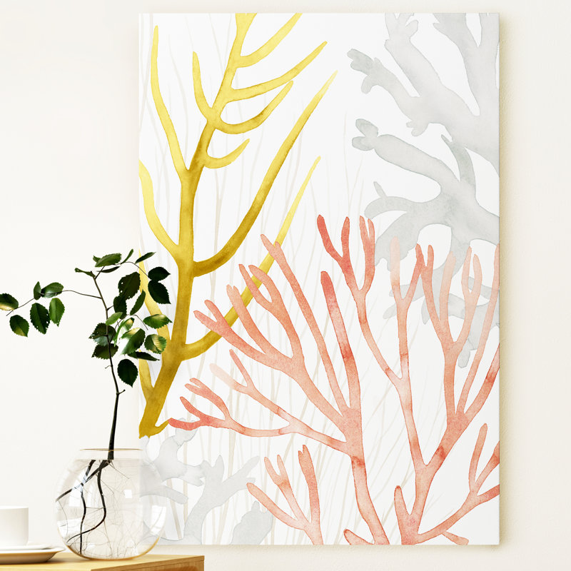 «Desert Coral II», reproduction sur toile, H 48 po x l 36 po x P 1 po, Toile tendue