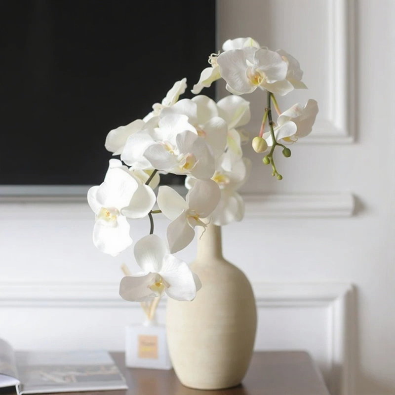 Tige d'orchidée Phalaenopsis Real Touch, [B] 3 Stems, Small