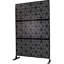 Paravent en métal l 76 po H48 po - autoportant pour patio, terrasse, balcon. Décoratif, rouille, se rehausse dans divers espaces extérieurs et intérieurs. Idéal bureaux, vestiaires. , Rouille-122460657