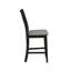 Ensemble de 4 tables à rallonge en bois massif avec chaises rembourrées Reber-1511163883