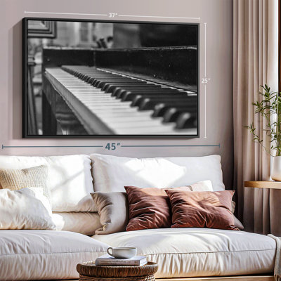 Play The Piano Canvas Print