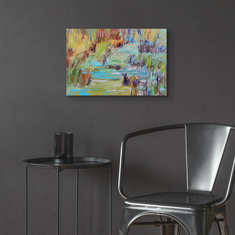 " Winding Through " by Jane Schmidt, 16" H x 24" W