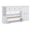 Lit escamotable mural avec garde-robe, armoire et bureau Murphy-899876246