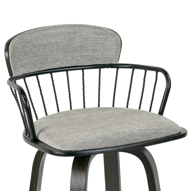 Maniram 24.5'' Swivel Counter Stool