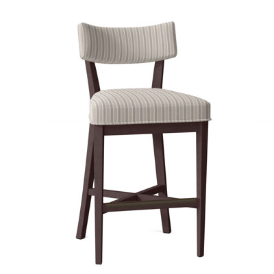 Juliet Upholstered Stool with Solid Wood Frame