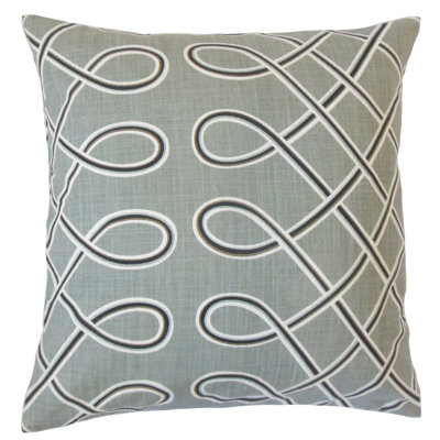 Coussin décoratif en coton géométrique deance