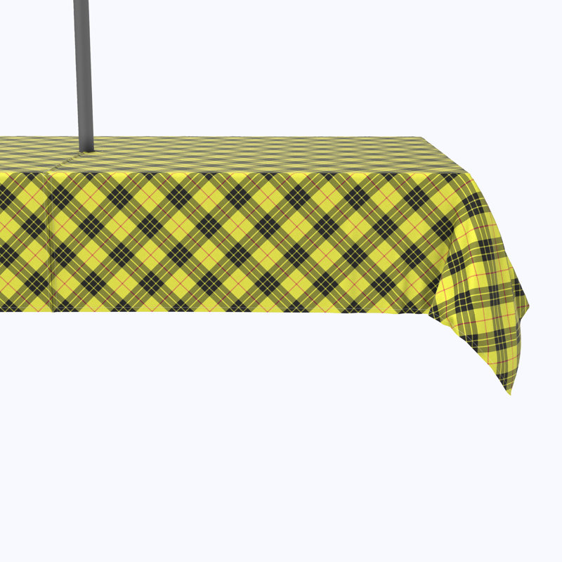Ralphy Macbeth Tartan Tablecloth, 84" x 60"