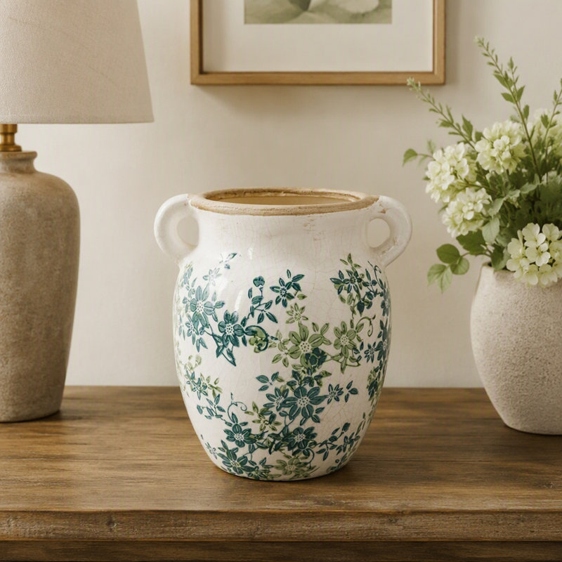Vase floral 8,9X7,5X9,6 "