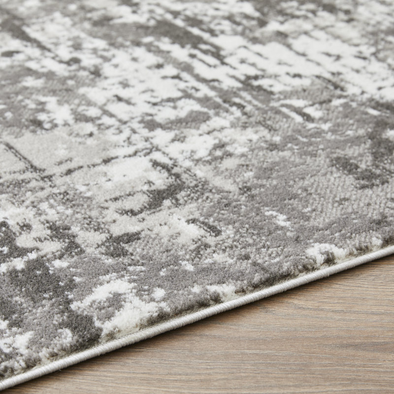 Siante Abstract Indoor Rug, Rectangle 4' x 6'