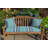 Casual Cushion Stripe Sunbrella® Fabric 1-Piece Indoor/Outdoor Square Throw Pillow, 18"W x 18"L, Dolce Oasis-63224981-76892016