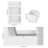 Storage Bookcase With Reading Nook And Drawers, Display Case