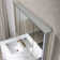48"W X 30"H Surface Mount Frameless Tri View Medicine Cabinet With Mirror Defogger And Soft Close Hinges