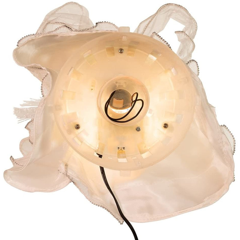 Kurt Adler 14-Inch Multi Fiberoptic Angel Treetop