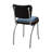 Retro Home Upholstered Channel Back Dining Chair-10955921