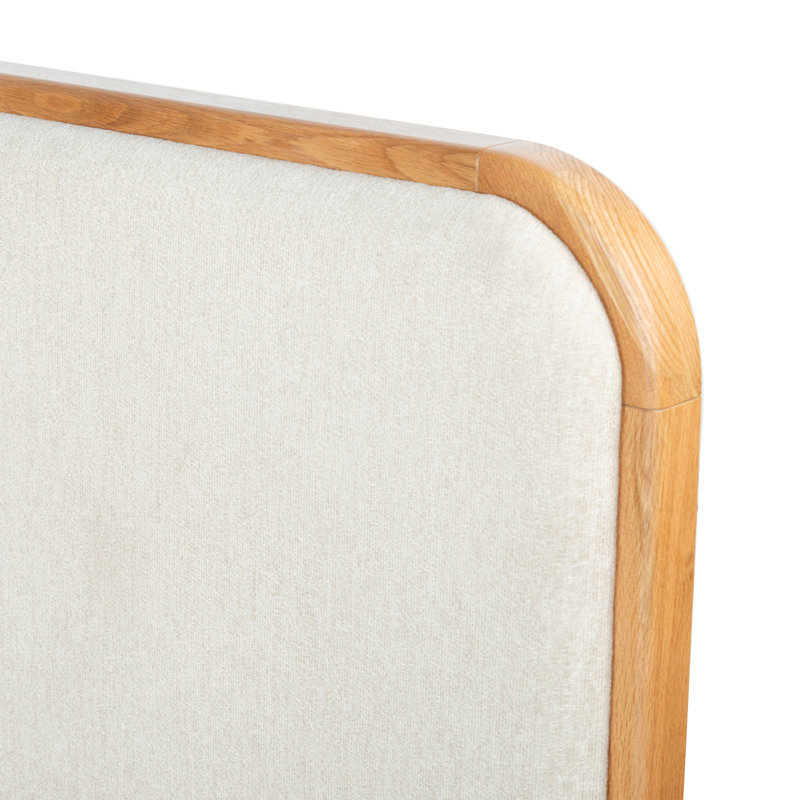 Yohan Upholstered Panel Headboard Design Bed, King