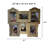 Oliverson Gray and Tan Collage Picture Frame