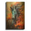 Tableau mural en métal doré « Cheval de feu » de Momart, 40,6 cm x 61 cm-154233818