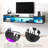 Floating & Floor Tv Stand With Built-in Outlets, Led Lights & Cable Management - 55"/71" Modern Media Console-2007475311-2007475309