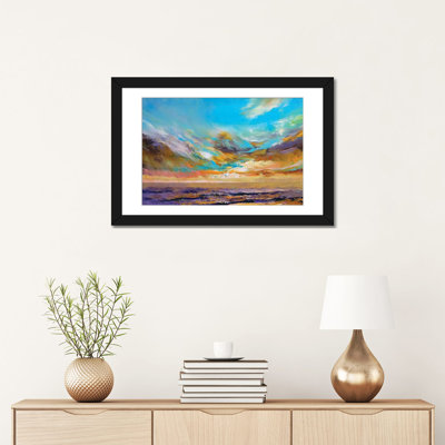 «Tahitian Sunset» par Muchael Creese, reproduction d'art sur toile tendue