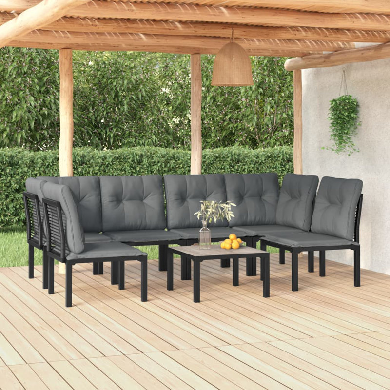 Sesco - Person Patio Conversation Set with Cushions