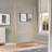 Anjola Bamboo Folding Open Wardrobe Garment Rail With Storage Shelf
